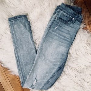 BDG high waisted distressed jeans